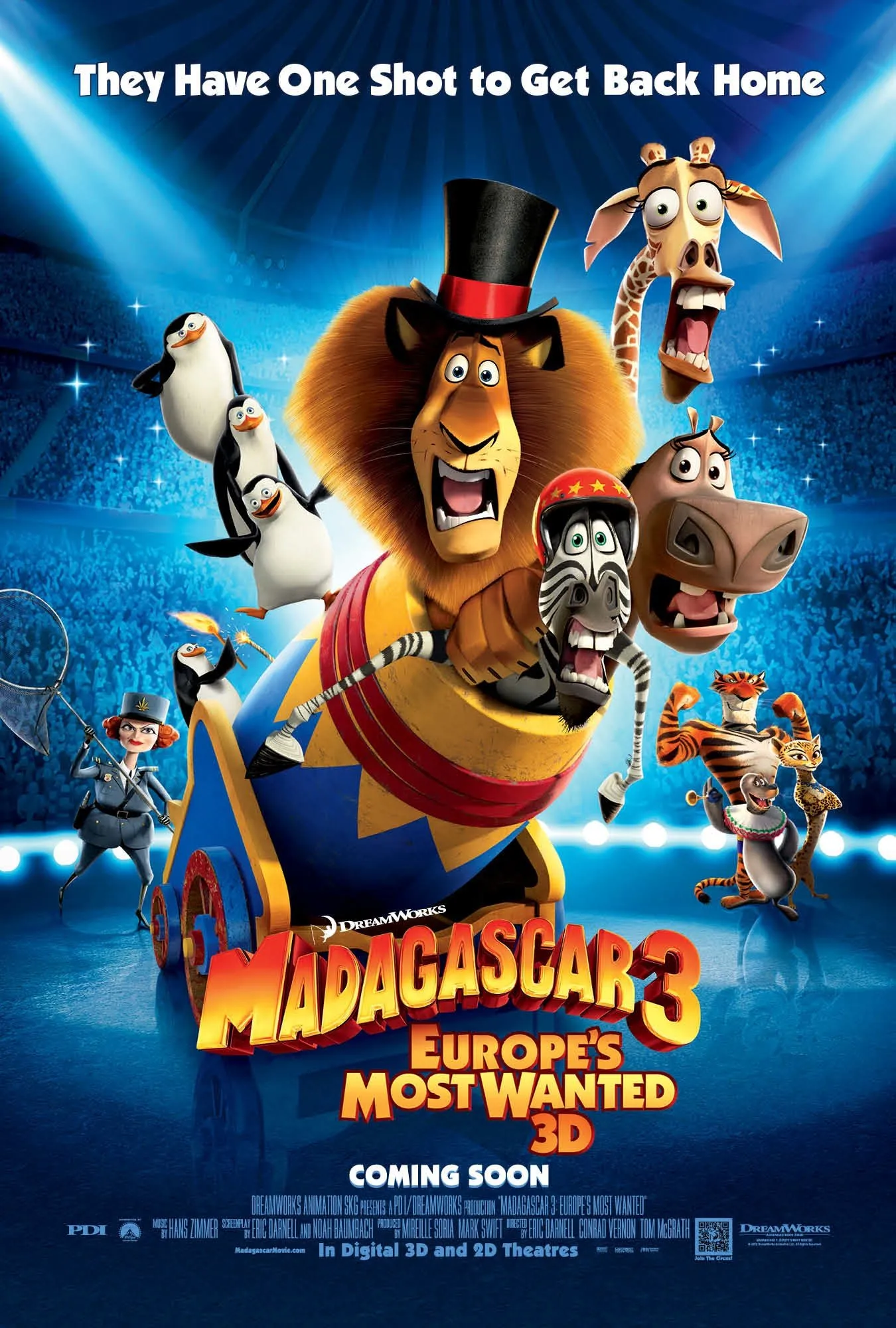 მადაგასკარი 3 (ქართულად) / Madagascar 3: Europe's Most Wanted ქართულად 2012 / madagaskari 3 qartulad