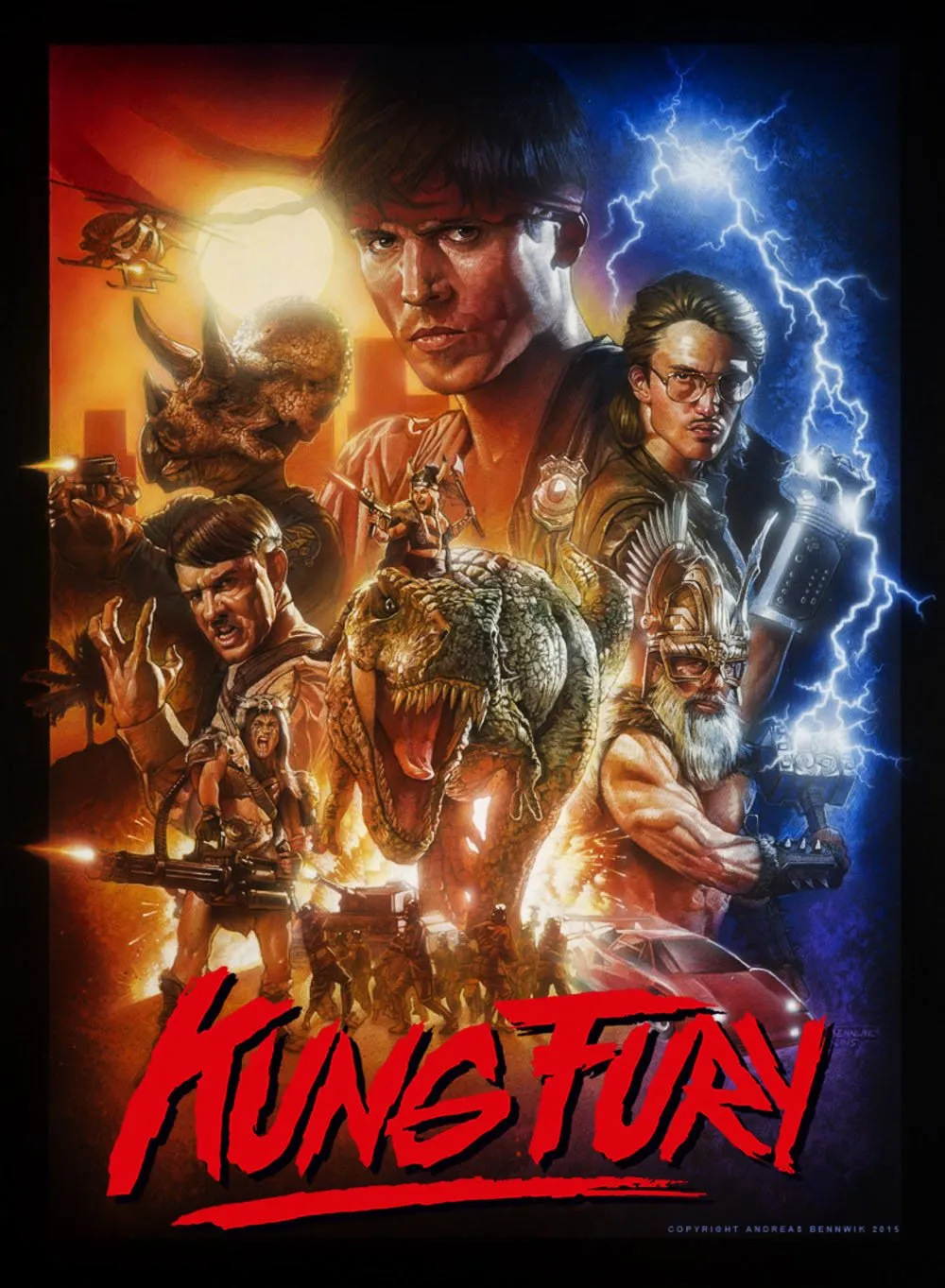 კუნგ ფიური (ქართულად) / Kung Fury (Kung Fiuri Qartulad) ქართულად 2015 / kung piuri qartulad